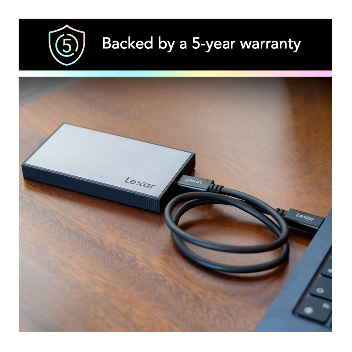 Lexar Professional Workflow Portable 4TB SSD - Aluminum Build, 68-Rated Up to 2000MB/s Read/Write