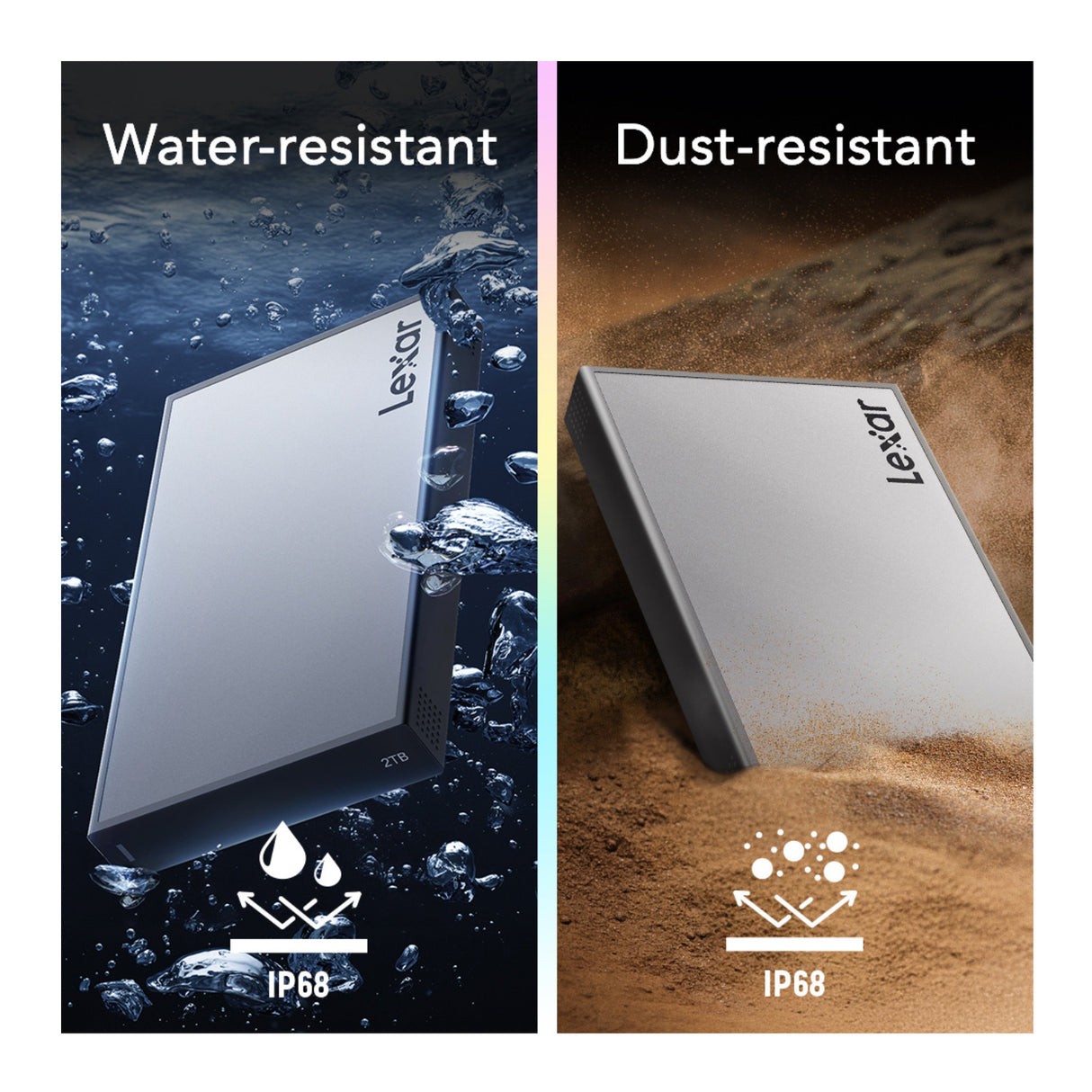 Lexar Professional Workflow Portable 4TB SSD - Aluminum Build, 68-Rated Up to 2000MB/s Read/Write