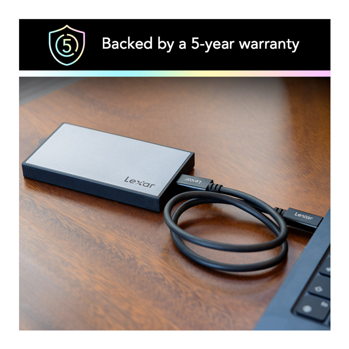 Lexar Professional Workflow Portable 2TB SSD - Aluminum Build, 68-Rated Up to 2000MB/s Read/Write