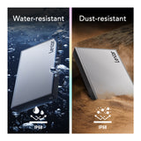 Lexar Professional Workflow Portable 2TB SSD - Aluminum Build, 68-Rated Up to 2000MB/s Read/Write