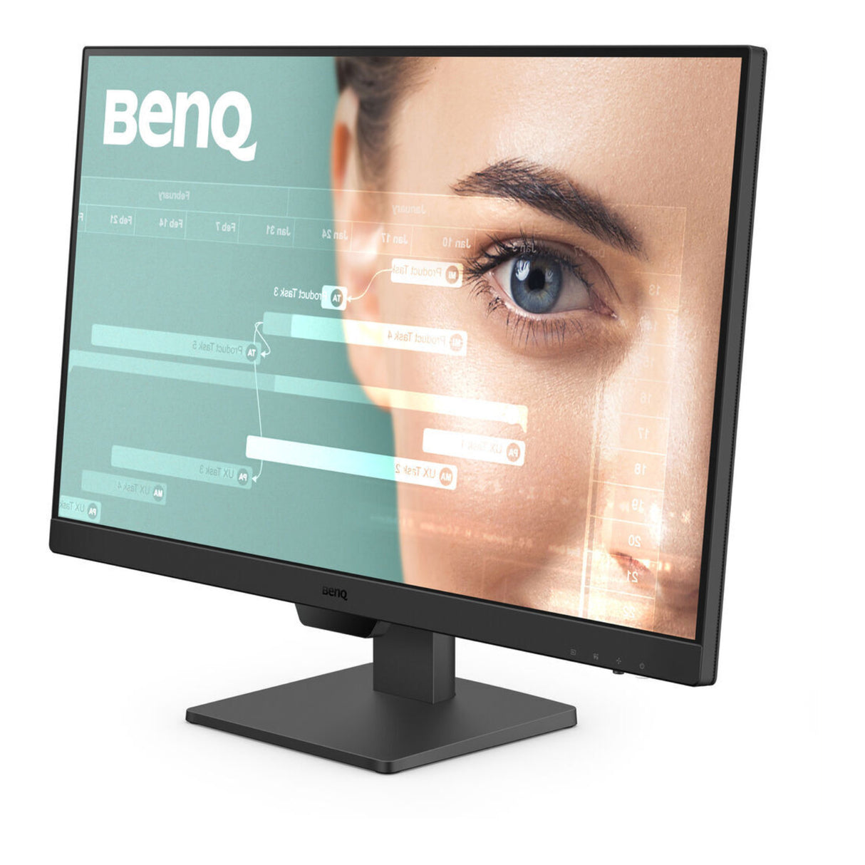 BenQ GW2790 27-Inch 100Hz Eye-Care Monitor 1080p IPS Flicker Free (Black) Bundle