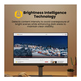 BenQ GW2790T 27-In 100Hz FHD Eye-Care Monitor (Black) with Screen Cleaner HDMI Cable and USB-C Hub