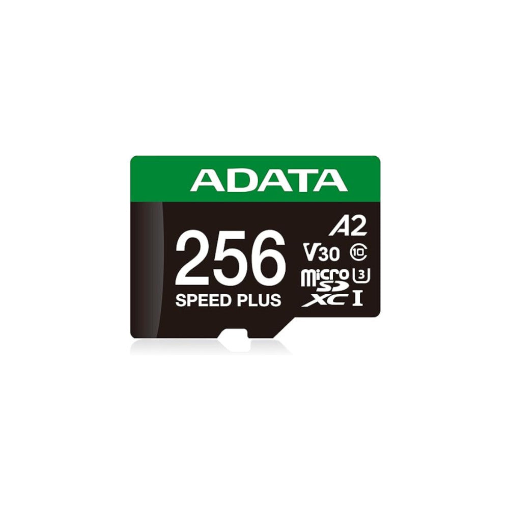 ADATA Speed Plus 256GB microSDXC Card with Adapter  Fast Read Up to 180MB/s