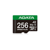 ADATA Speed Plus 256GB microSDXC Card with Adapter  Fast Read Up to 180MB/s