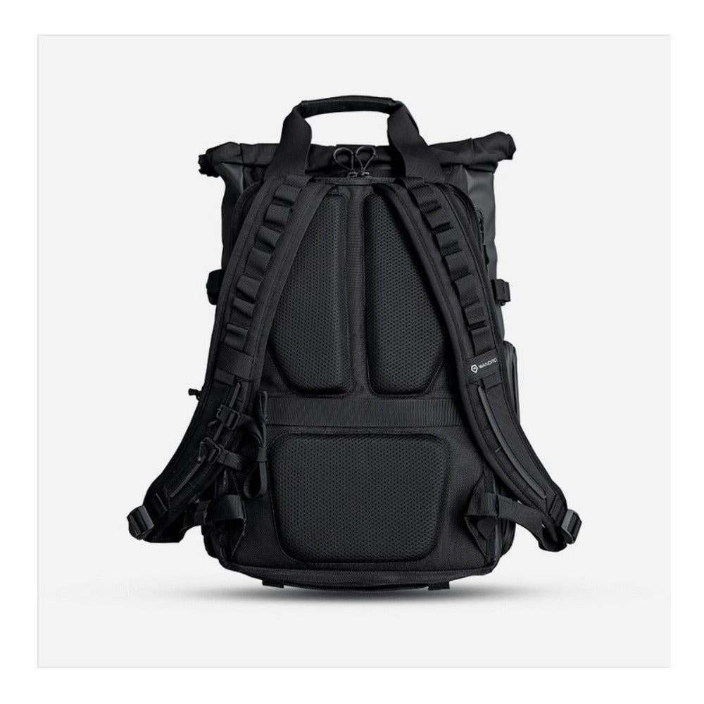Wandrd PRVKE Backpack  Weather-Resistant and Expandable Bundle (Black) (Open Box)
