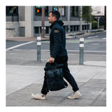 Wandrd PRVKE Backpack  Weather-Resistant and Expandable Bundle (Black) (Open Box)