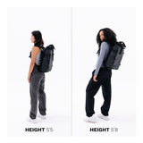 Wandrd PRVKE Backpack – Weather-Resistant and Expandable Bundle (Black)