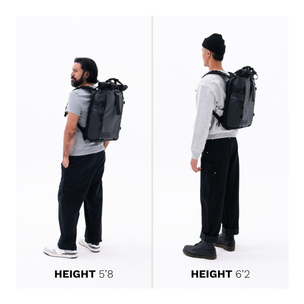 Wandrd PRVKE Backpack – Weather-Resistant and Expandable Bundle (Black)