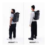 Wandrd PRVKE Backpack – Weather-Resistant and Expandable Bundle (Black)