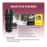 Sigma 70-200mm f/2.8 DG OS HSM Sport Lens (Nikon F-Mount) and Accessories Bundle