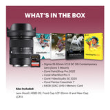 Sigma 18-50mm f/2.8 DC DN Contemporary Lens (Sony E-Mount) Bundle