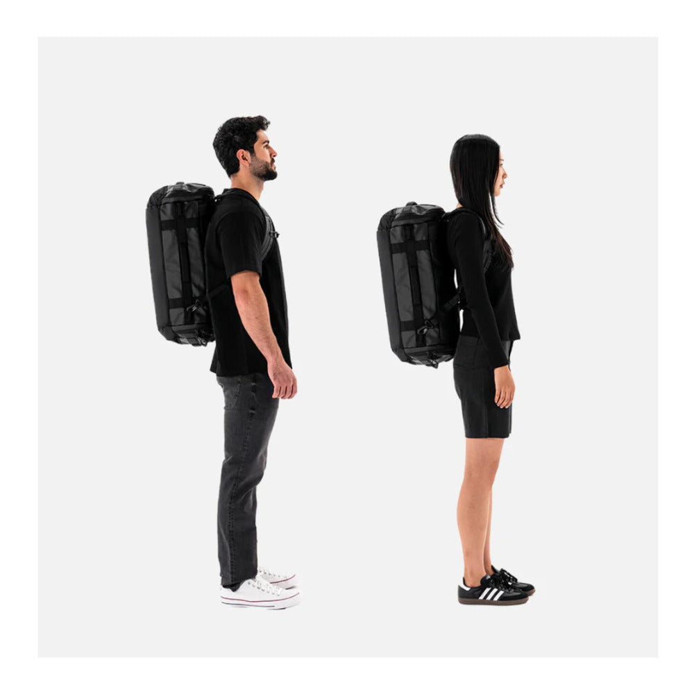 WANDRD CARRYALL Duffel Bag 40L with Backpack Straps and Locking Zippers (Black)