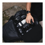WANDRD CARRYALL Duffel Bag 40L with Backpack Straps and Locking Zippers (Black)