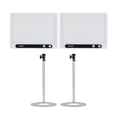Amaran Verge Edge-Lit LED Panel Light (White, US) with Desk Stand Bundle