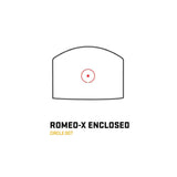 SIG SAUER Romeo-X Enclosed Compact Pistol-Mounted Circle Dot Sight (Black)