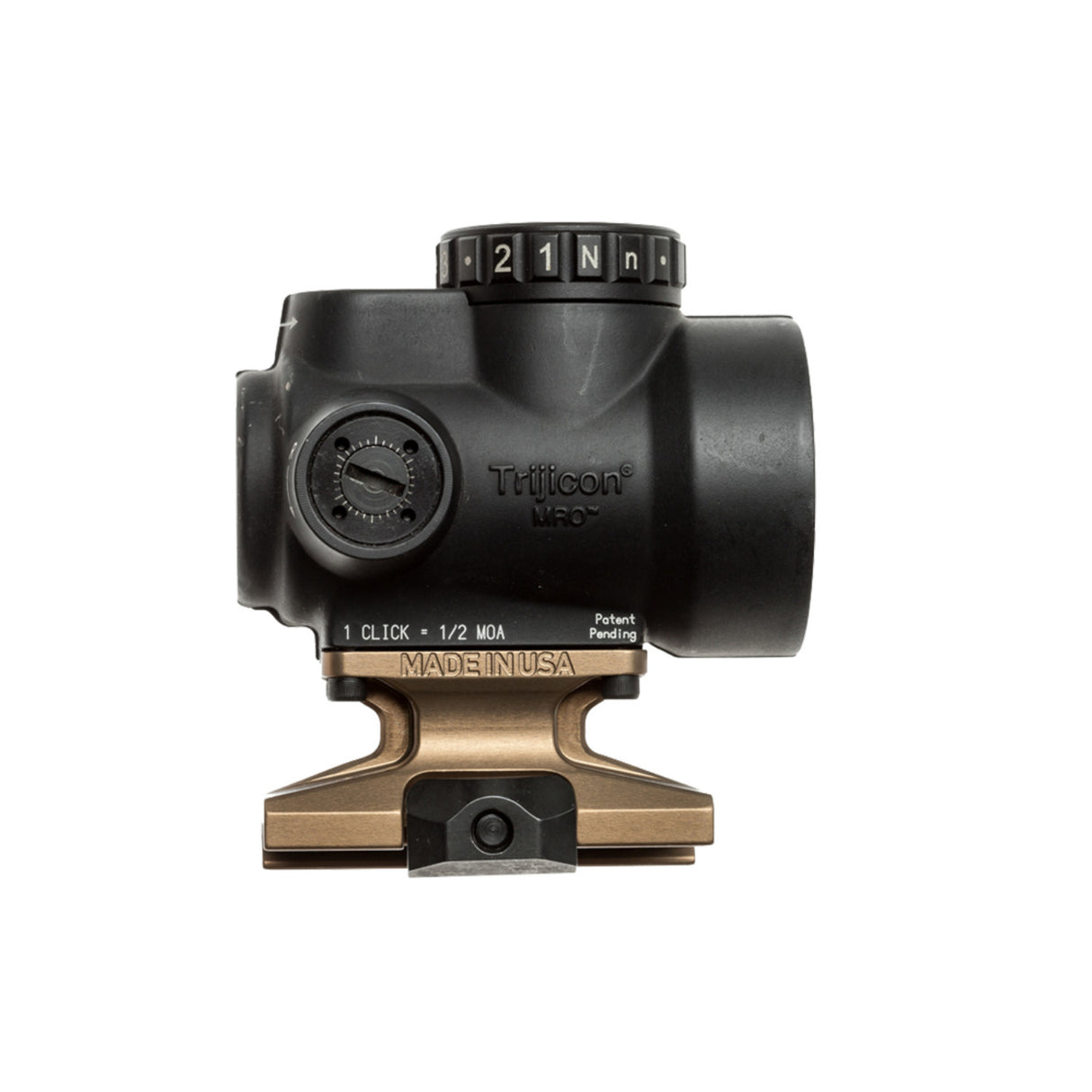 Reptilia DOT Mount Lower 1/3 Co-Witness for Trijicon MRO (FDE Flat Dark Earth)