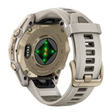 Garmin Fenix 8 43mm GPS Smartwatch (Soft Gold/Fog Gray-Dark Sandstone) Bundle