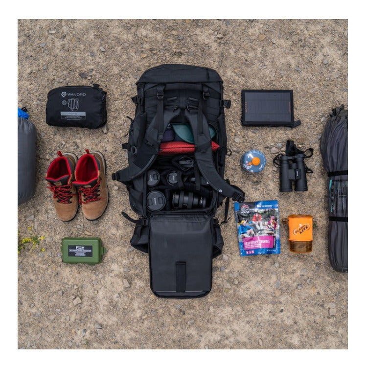 Wandrd FERNWEH 50L Adventure Backpack (Medium/Large)  Weather-Resistant (Black)