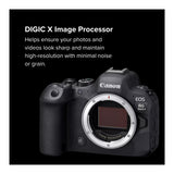 Canon EOS R6 Mark II Mirrorless Camera with 24.2MP CMOS Sensor 4K Video (Black)