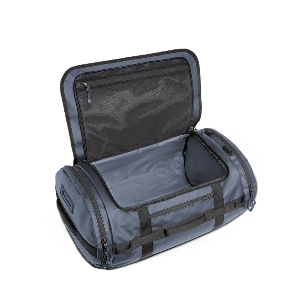 WANDRD CARRYALL 60L Duffel Bag - Rugged Travel and Gear Hauler (Aegean Blue)