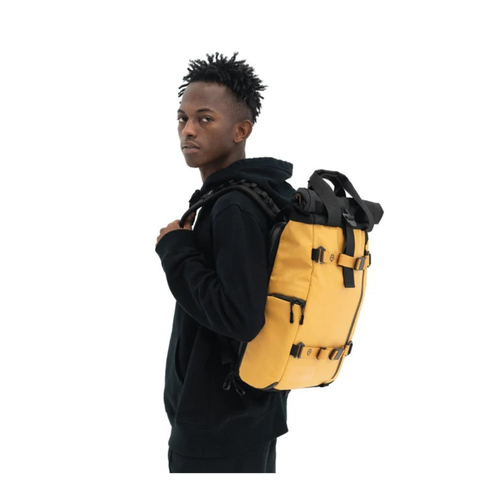 WANDRD PRVKE Lite Camera Backpack with Expandable Rolltop (Dallol Yellow) (Open Box)