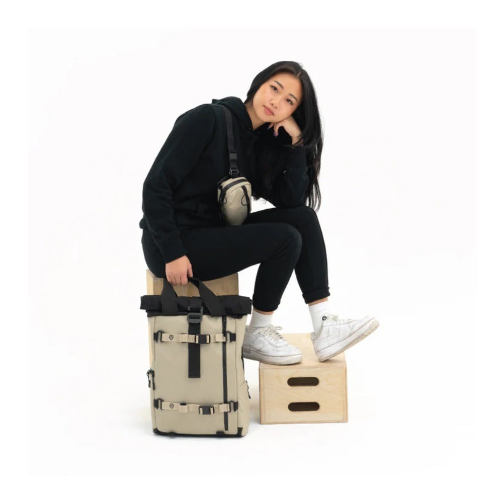 WANDRD PRVKE Lite Camera Backpack with Expandable Rolltop (Yuma Tan) (Open Box)