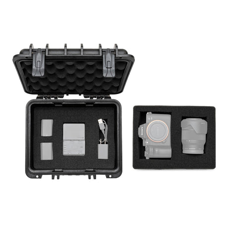 Koah Weatherproof Hard Case with Customizable Foam (10 x 9 x 7 inch)
