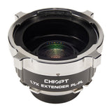 CHIOPT 1.7x PL-Mount Lens Extender (ARRI PL to PL Cameras)