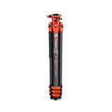 Fotopro X-Airfly Max Tripod with Detachable Monopod and Phone Holder (Orange)