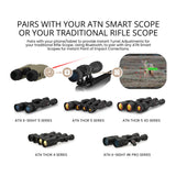 ATN 10x42 3K Laser Ballistics Rangefinder Binoculars IPX6 with LCD Display