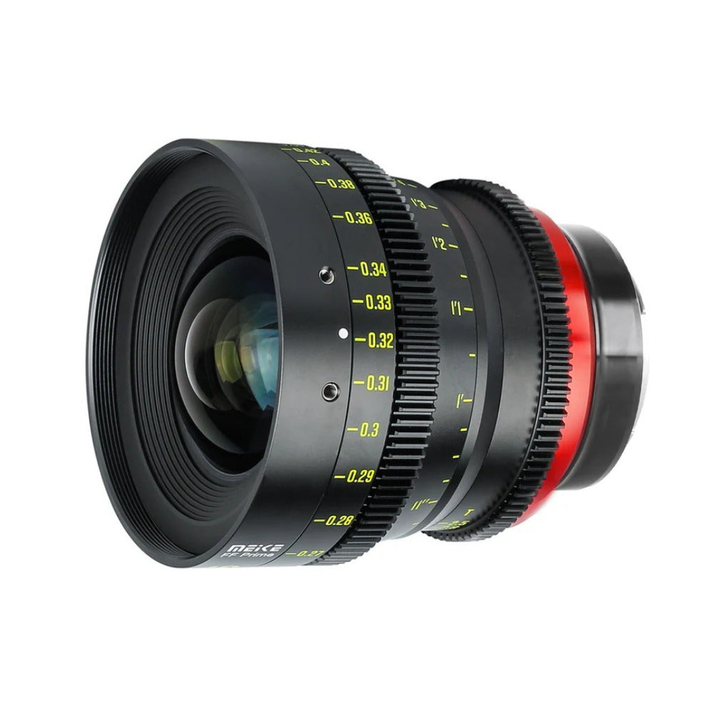 Meike FF Prime Cine 16mm T2.5 Wide-Angle Lens (EF Mount, Feet)