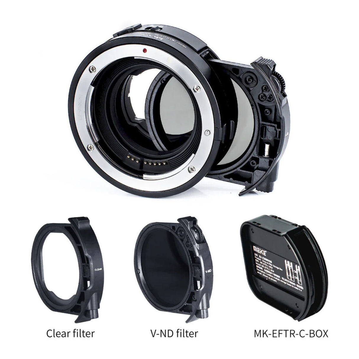 Meike Drop-In Filter Lens Adapter for EF/EF-S Lenses to Sony E-Mount Cameras