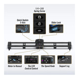 Zeapon AXIS 100 Pro Motorized Slider with PONS 3-Axis Motion System (3.3 ft)