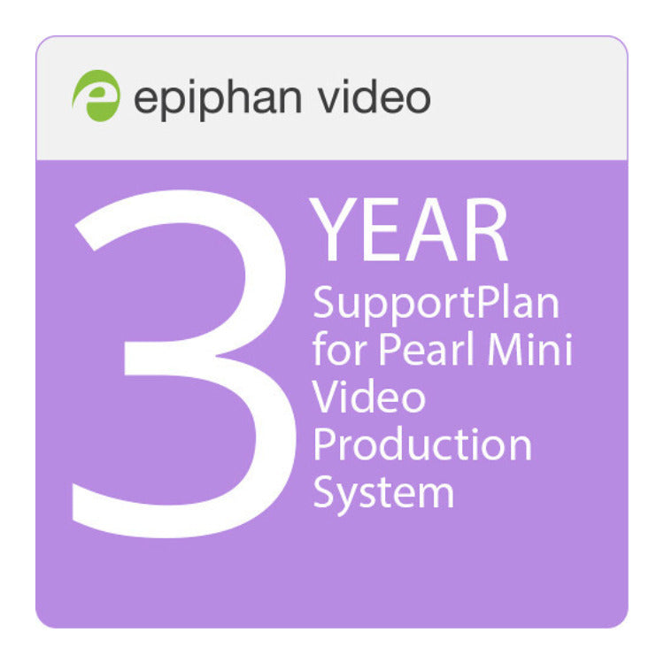 Epiphan 3-Year Support Plan for Pearl Mini Video Production System
