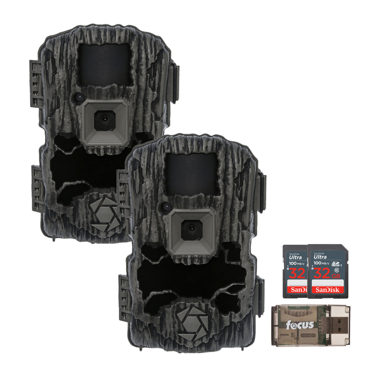 Stealth Cam GMAX32 Trail Camera Bundle (2-Pack) 32MP 1080p Infrared LED Bundle