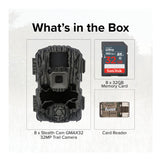 Stealth Cam GMAX32 - 32MP 1080p HD Video Trail Camera (8-pack) Bundle