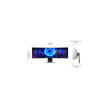 Samsung Odyssey QD-OLED G9 G95SD 49-Inch 240 Hz Curved Ultrawide Gaming Monitor (Open Box)