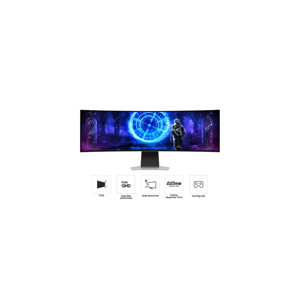 Samsung Odyssey QD-OLED G9 G95SD 49-Inch 240 Hz Curved Ultrawide Gaming Monitor