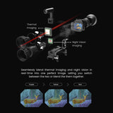 Shinenyx AIM 101 Fusion Riflescope with Night Vision and Thermal Imaging Scope