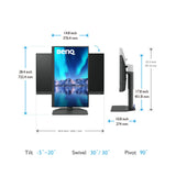 BenQ PhotoVue SW272U 27-Inch 4K UHD HDR Monitor for Photo and Video Editing