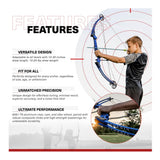 Genesis Bows Original Gen Bow Kit - Left-Hand, Zero Let-Off Design (Red)