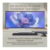 Dell UltraSharp 34-Inch 1440p 120 Hz Curved Monitor with Dock Pro Station Bundle