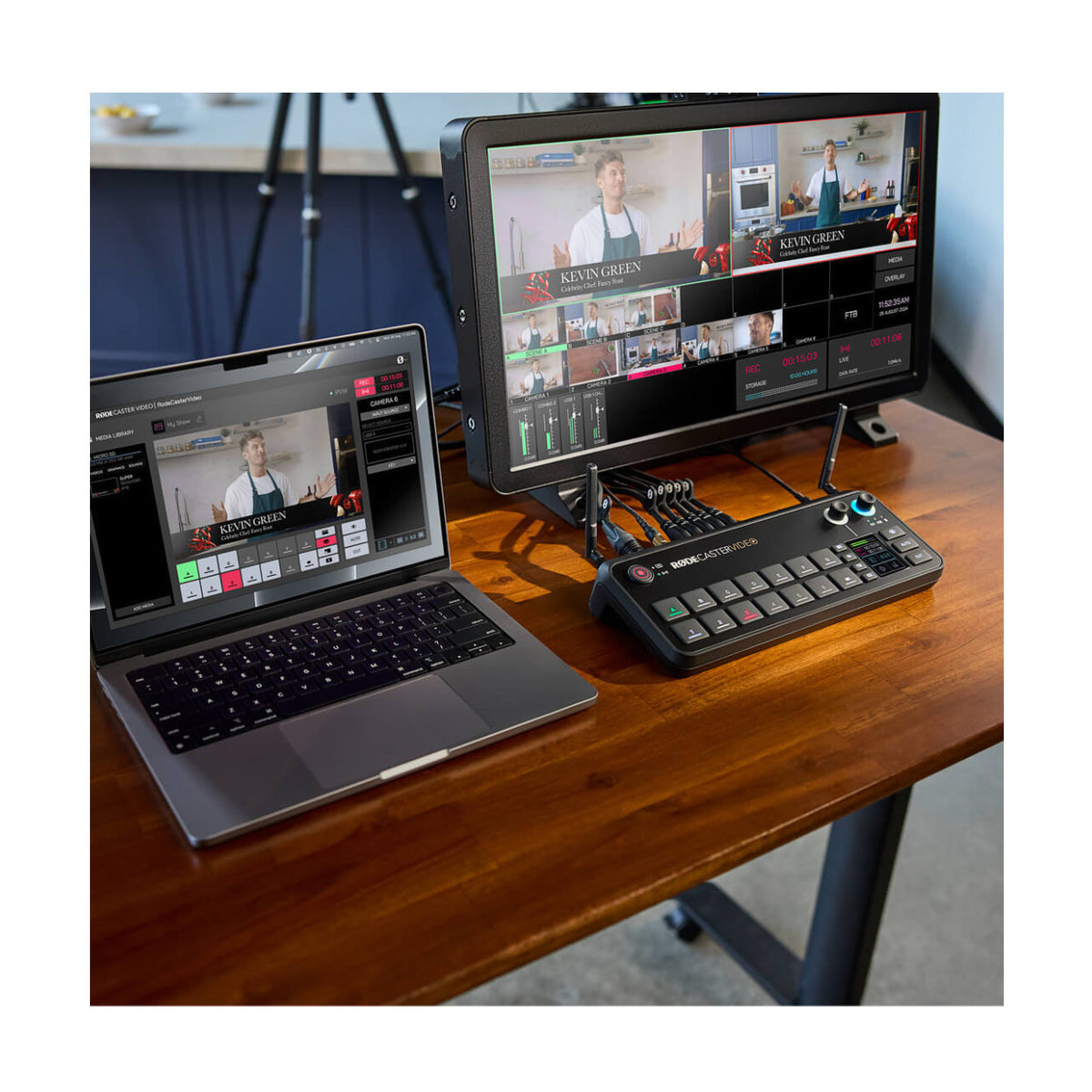 RODE RODECaster All-in-One Video and Audio Production Studio Console (Open Box)