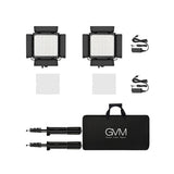 GVM 800D-RGB LED Light Panel (2-Light Kit)