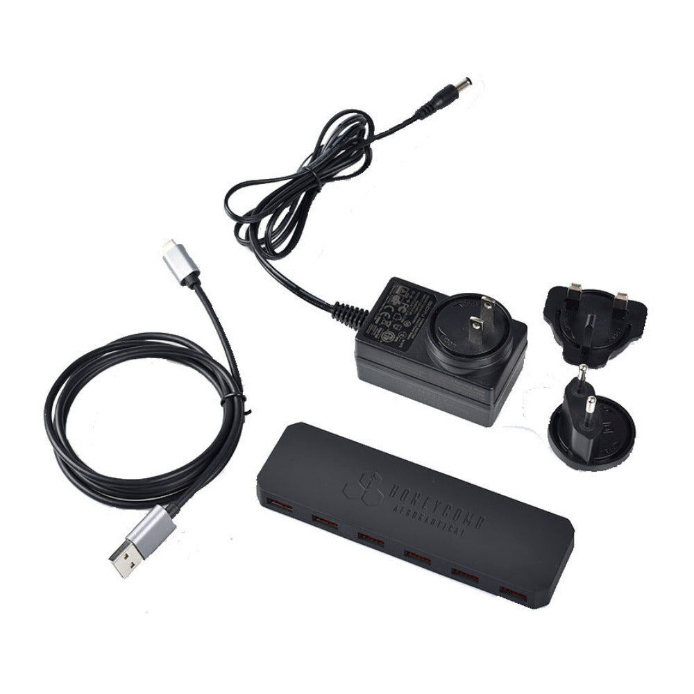 Honeycomb Aeronautical Flight Sim 6-Port USB Hub for PC/MAC (Open Box)