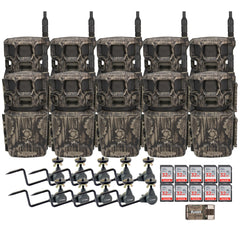 Stealth Cam Revolver Pro 2.0 40MP 360 Degree Brown Cellular Camera Bundle