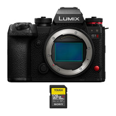 Panasonic LUMIX S1II Full-Frame Mirrorless Camera 24.1MP CMOS Sensor with SDCard