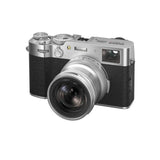 Fujifilm X100VI Mirrorless Digital Camera with 23mm f/2 Fixed Lens (Silver)