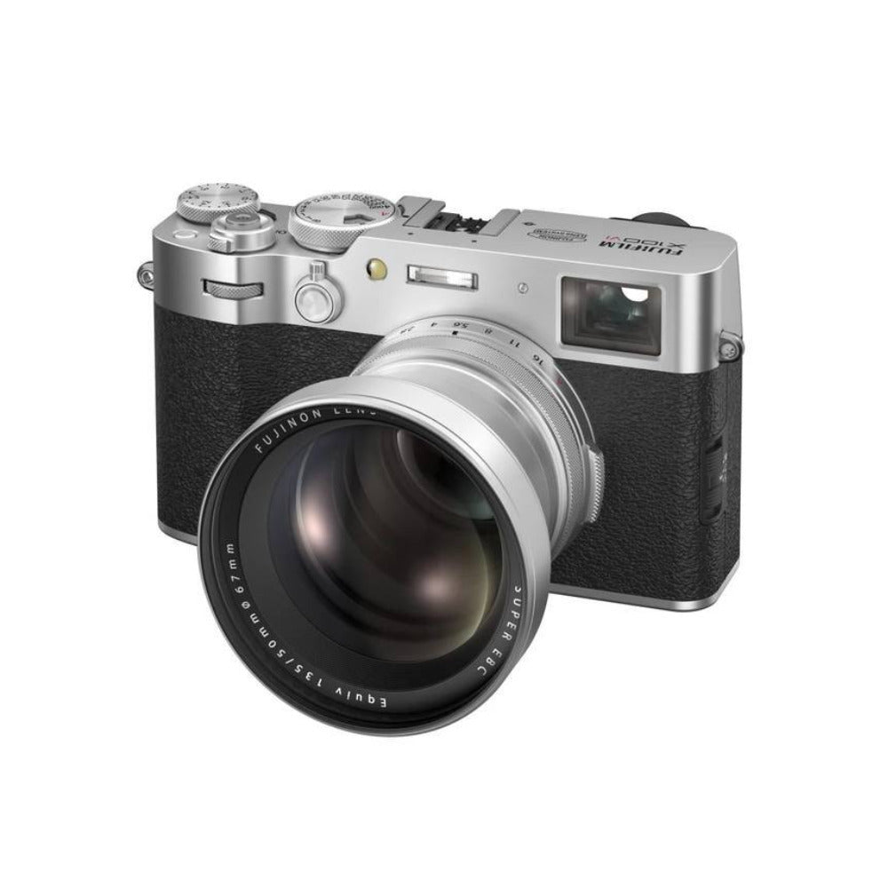 Fujifilm X100VI Mirrorless Digital Camera with 23mm f/2 Fixed Lens (Silver)