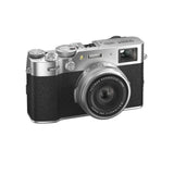 Fujifilm X100VI Mirrorless Digital Camera with 23mm f/2 Fixed Lens (Silver)